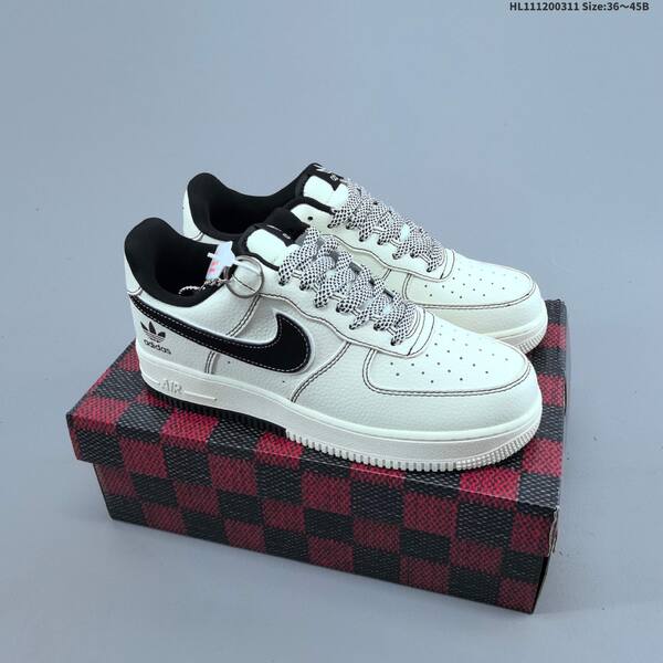 Nike Air Force 1 07 off white black navy blue EU 36 45 sneaker EU 36-45