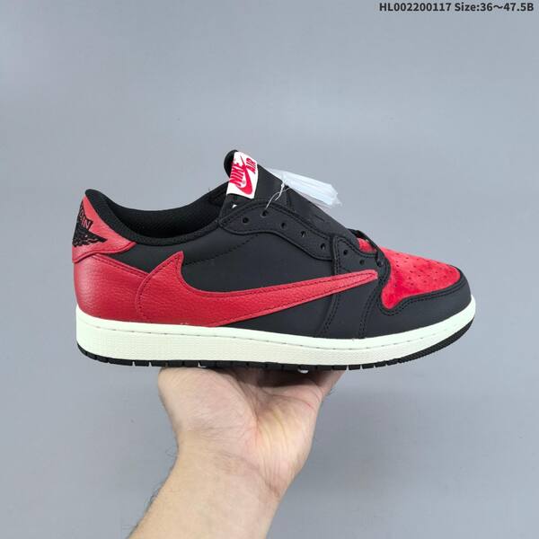 Jordan Air Jordan 1 Low black/red/white 36~47.5 basketball