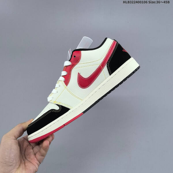 Jordan Air Jordan 1 Low white/black/red EU 36-45 casual