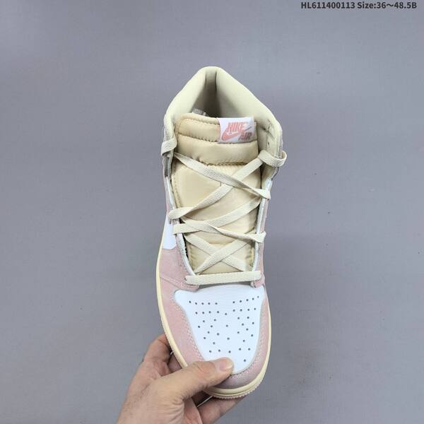 Nike Air Jordan 1 Retro High OG white/pink/beige 36~48.5 casual
