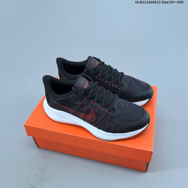 Nike Air Zoom Winflo 8 black dark grey red white EU 39-45 running shoe