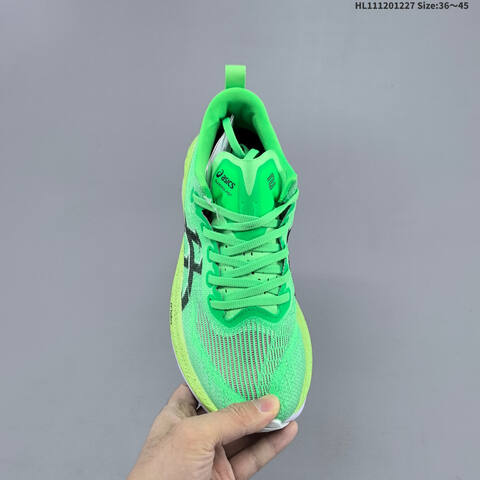 ASICS SUPERBLAST 2 PARIS Neon Green Black White EU 36-45 Running Shoe Running Sneakers - Unisex (BS-69122)