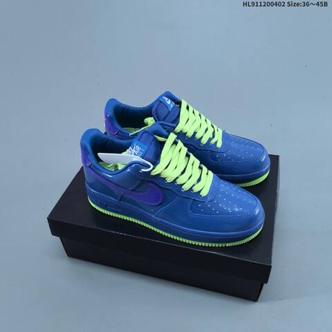 Nike Air Force 1 07 Burgundy Orange Yellow Green EU 36 45 Sneaker EU 36-45 - Unisex (BS-60977)