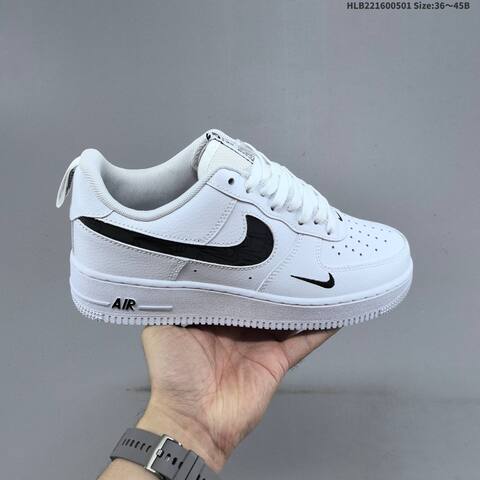 Nike Air Force 1 07 Low Light Grey White EU 36-45 Sneaker - Unisex (BS-60543)