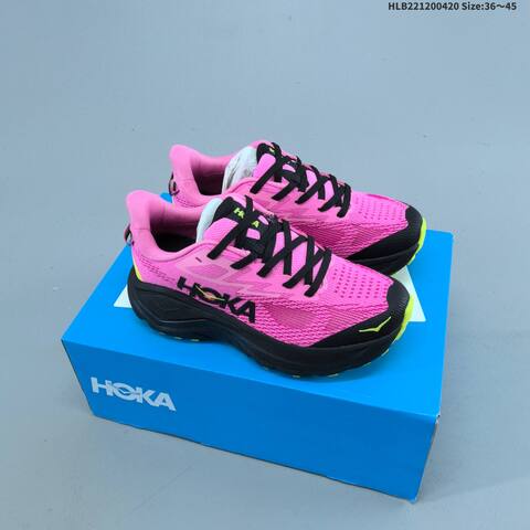 HOKA ONE ONE Challenger 8 Light Blue Dark Green Off White Neon Yellow EU 36-45 Running Shoe Running Sneakers - Unisex (BS-69348)