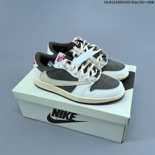 Jordan Air Jordan 1 Low x Travis Scott Black/white/olive/blue mixed colorways EU 36-46 casual