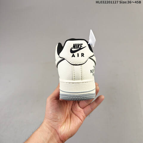 Nike Air Force 1 07 Low Off White Black Grey EU 36 45 Sneaker EU 36-45 - Unisex (BS-63015)