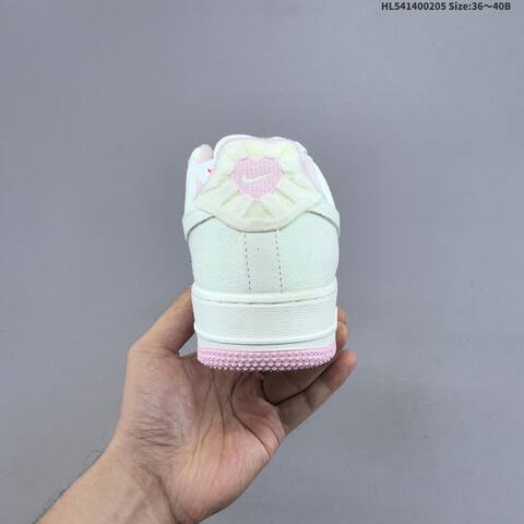 Nike Air Force 1 07 Low Off White Light Pink Red EU 36-40 Sneaker - Unisex (BS-61525)