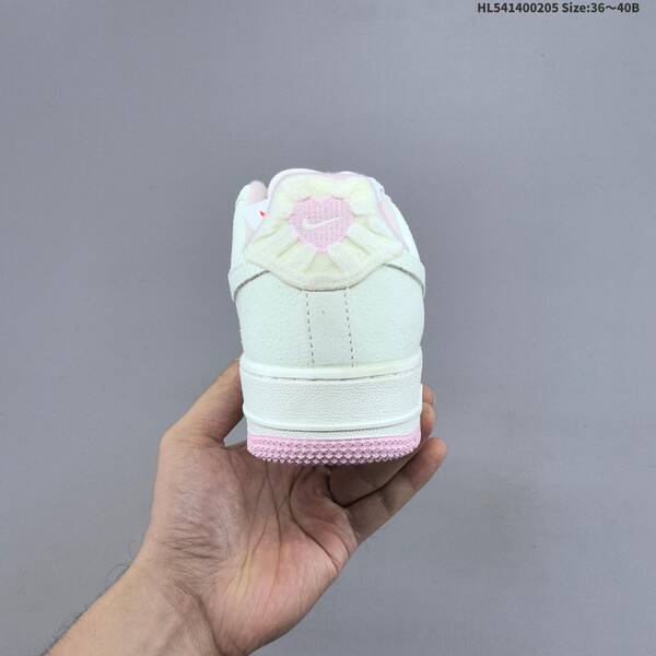 Nike Air Force 1 07 Low off white light pink red EU 36-40 sneaker