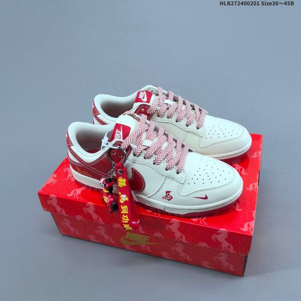 Nike Dunk Low off white grey red EU 36-45 skate shoe