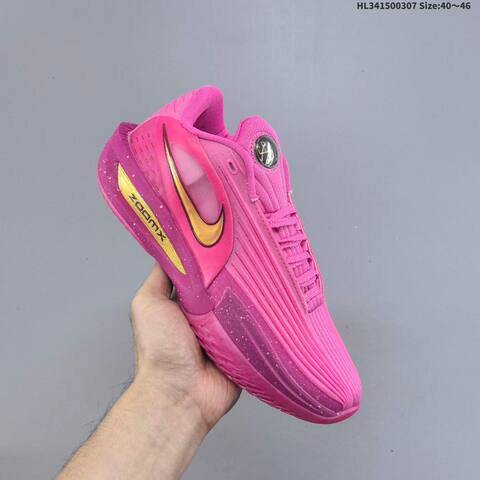 Nike Air G T Cut 3 Turbo Pink Gold Purple White Red EU 40-46 Basketball Shoe - Men's (BS-61452)