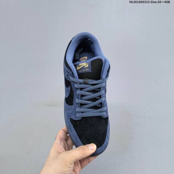 Nike SB Dunk Low navy blue black light blue olive green EU 36-46 skate shoe
