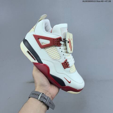 Nigel Sylvester x Air Jordan 4 Sail Cinnabar AIR JORDAN 4 aj4 lifestyle