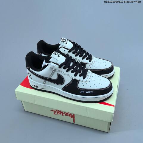 Nike Air Force 1 07 LV8 Off White Black Red EU 36 45 Sneaker EU 36-45 - Unisex (BS-61398)