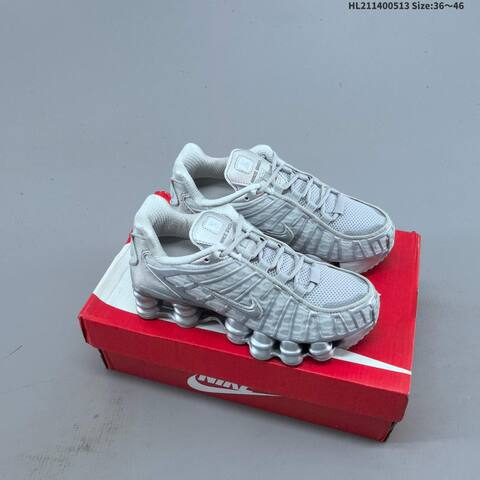 Nike Shox TL Metallic Silver Light Grey EU 36-46 Running Shoe - Unisex (BS-60354)