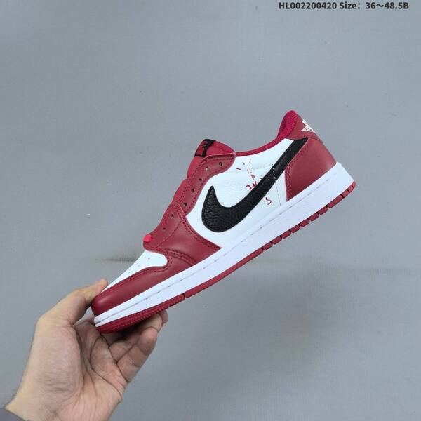 Nike Air Jordan 1 Low Travis Scott white/red/black 36~48.5 casual