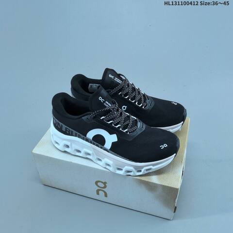 On Cloudmonster Hyper Black White EU 36-45 Running Shoe Running Sneakers - Unisex BS-69614