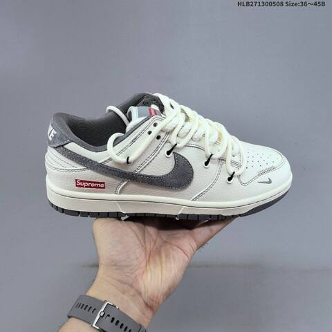 Nike Dunk SB Low Off White Black Navy Blue EU 36-45 Skate Shoe - Unisex (BS-60453)