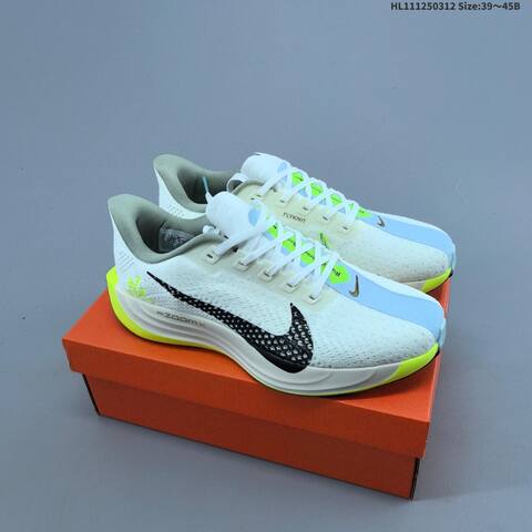 Nike Air Zoom Pegasus Plus Flyknit Black White Grey Pink Light Green EU 36-45 Running Shoe - Unisex (BS-61359)