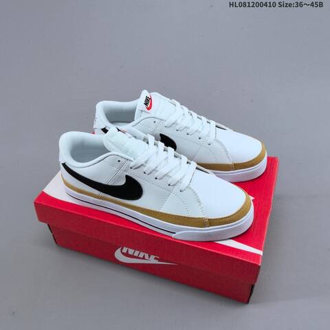 Nike Court Legacy Cream White Orange Turquoise EU 36-45 Skate Shoe - Unisex (BS-60830)