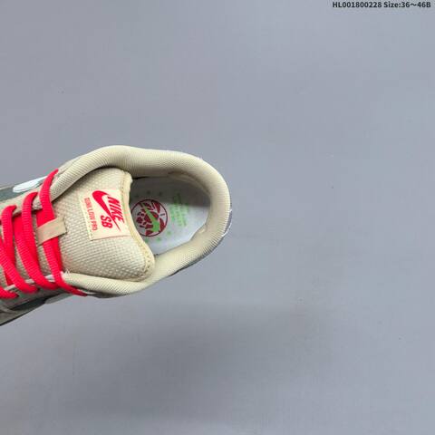 Nike SB Dunk Low Pro Som Tum Beige Olive White Bright Red Silver EU 36-46 Skate Shoe - Unisex (BS-61491)