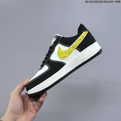 Nike Air Force 1 07 Off White Red Gold Black White Yellow EU 36 45 Sneaker EU 36-45 - Unisex (BS-61075)
