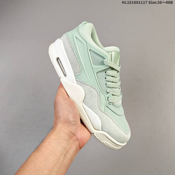 Jordan Air Jordan 4 RM FQ7940-003 light mint/seafoam green with grey suede and white sole EU 36-48 lifestyle