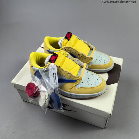 Nike Air Jordan 1 x Travis Scott AIR JORDAN DIY DS2088-007 36 36 5 Lifestyle - Women's (BS-67443)