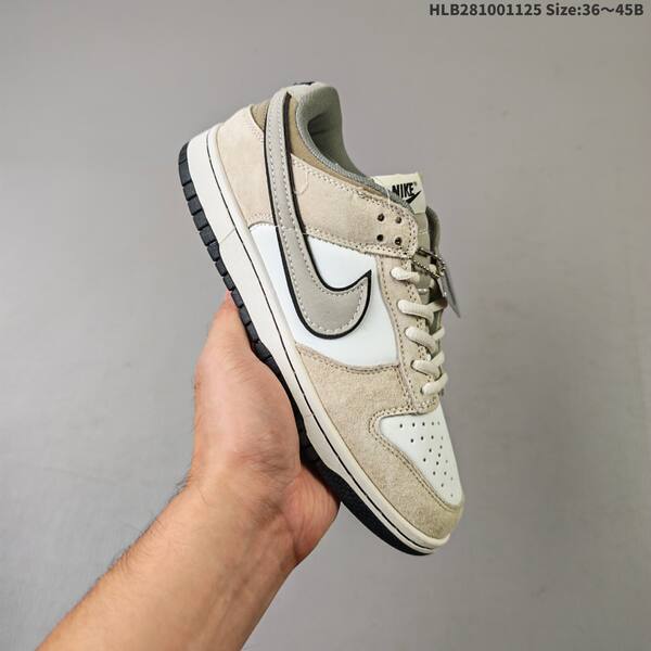 Nike SB Dunk Low white beige black gray EU 36-45 skate shoe