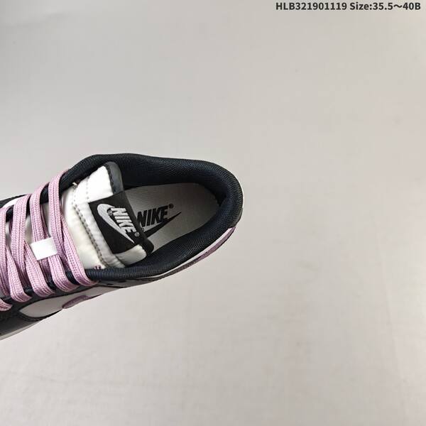 Nike Dunk Low black white light purple EU 35 5-40 skate shoe