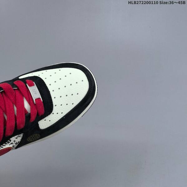 Nike Air Force 1 07 QW5288-132 white black red gold EU 36-45 sneaker