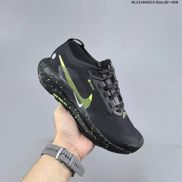 Nike Reactx Pegasus Trail 5 GTX black volt grey white EU 36-45 trail shoe