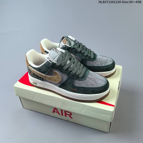 Nike Air Force 1 07 LV8 Light Blue Off White Red EU 36-45 Sneaker - Unisex (BS-62553)