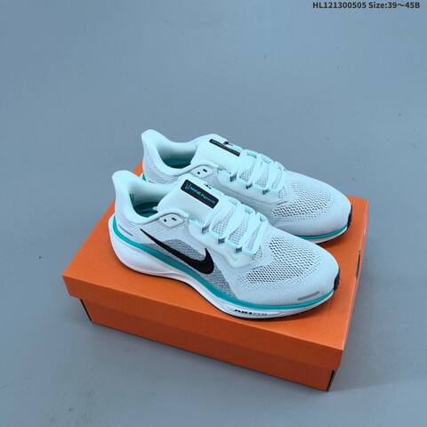 Nike Air Zoom Pegasus 41 White Black Gold Red Green EU 39-45 Running Shoe - Unisex (BS-60514)