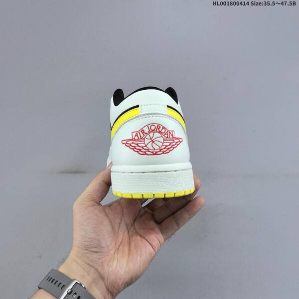 Jordan Air Jordan 1 Low black/white/yellow 35.5-47.5 basketball