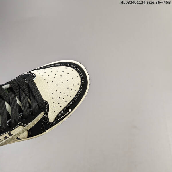 Nike Air Jordan 1 black/white/cream 36~45 basketball