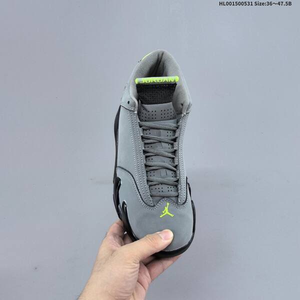 Jordan Air Jordan 14 Retro Graphite/Cement Grey/Black/Chartreuse 36~47.5 basketball
