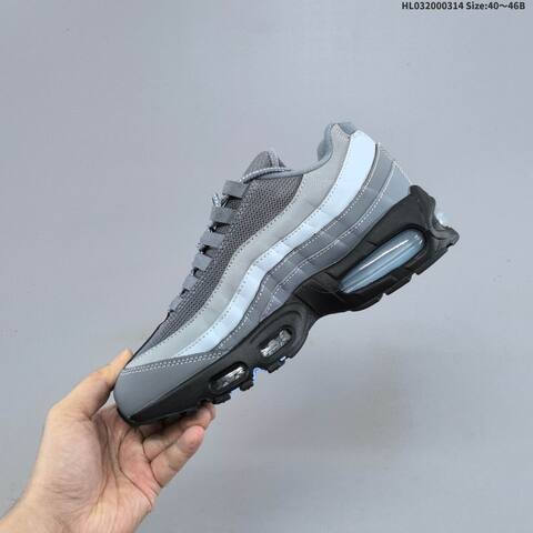 Nike Air Max 95 Black Grey Yellow Light Blue EU 40-46 Running Shoe - Men's (BS-61311)