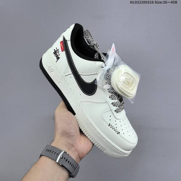 Nike Air Force 1 07 Low off white black red yellow EU 36-45 sneaker