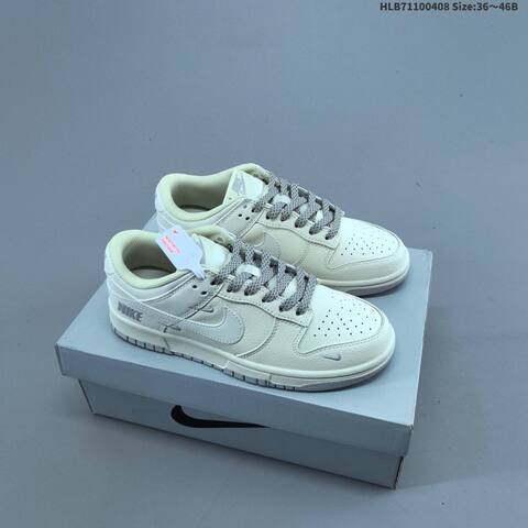 Nike Dunk Low Off White Dark Green EU 36-46 Skate Shoe - Unisex (BS-60895)