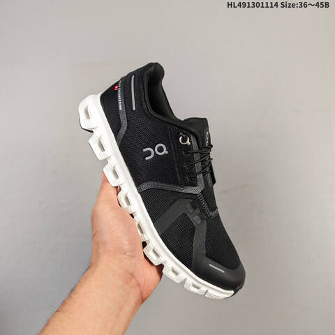 On Cloud 6 Black Navy White EU 36-45 Running Shoe Running Sneakers - Unisex (BS-69819)