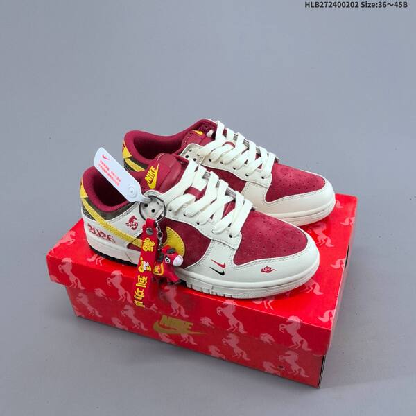 Nike Dunk Low Year of the Horse white grey red cream EU 36 45 skate shoe EU 36-45