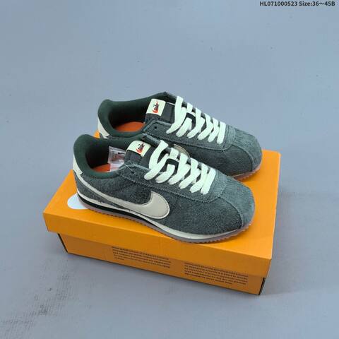 Nike Classic Cortez Dark Green Cream Off White Gum Brown EU 36-45 Sneaker - Unisex (BS-60190)