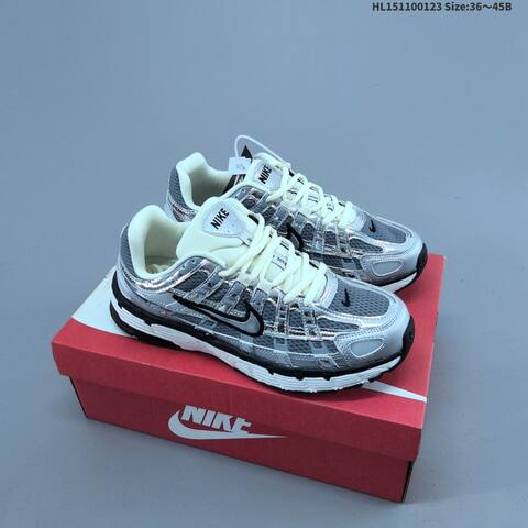 Nike P-6000 Black White EU 40-45 Running Shoe - Men's (BS-61798)