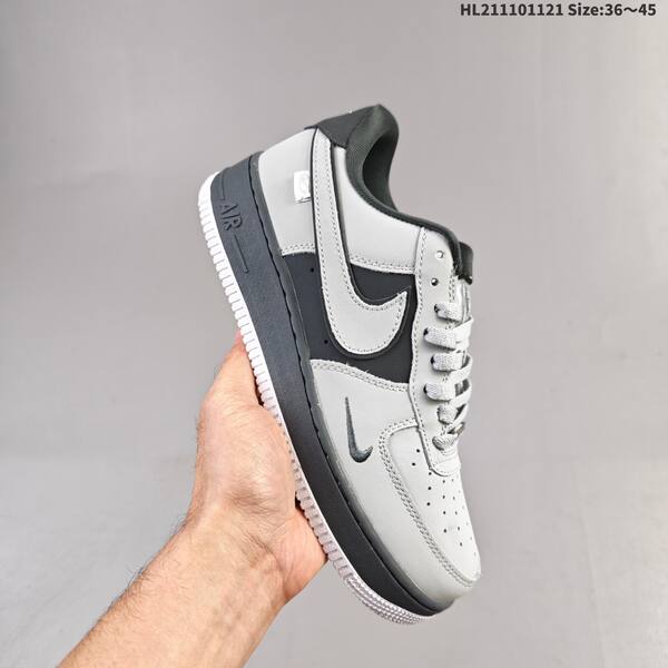 Nike Air Force 1 07 black white pink light grey dark grey EU 36-45 sneaker