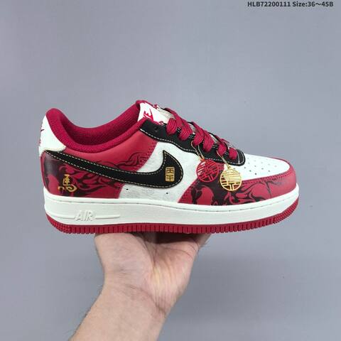 Nike Air Force 1 07 LV8 White University Blue Dark Grey EU 36-45 Sneaker - Unisex (BS-62069)