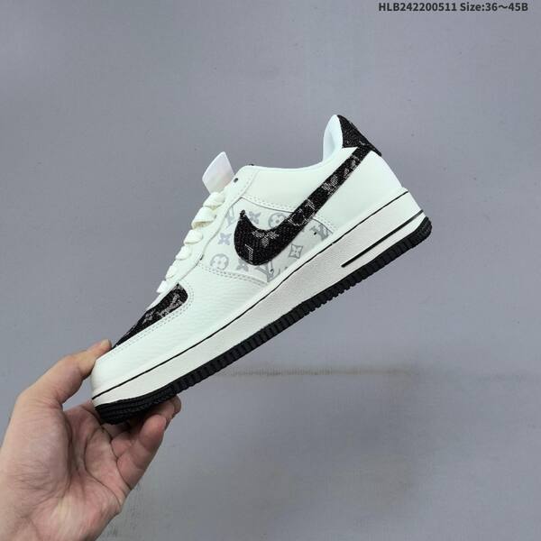 Nike Air Force 1 07 LV8 NH0601-602 off white black grey EU 36-45 sneaker