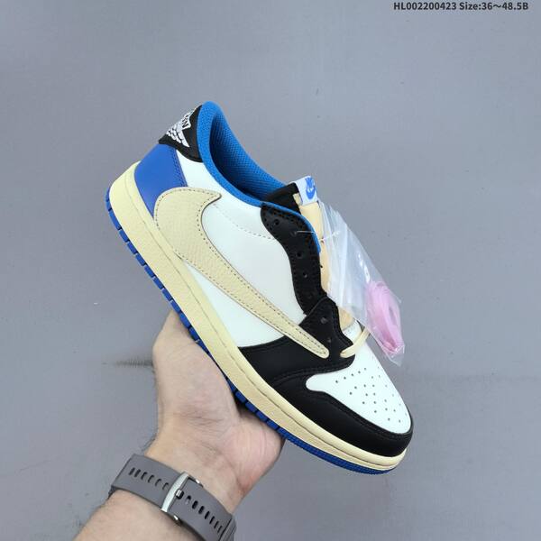 Nike Air Jordan 1 Low OG SP white/black/blue/cream 36~48.5 casual