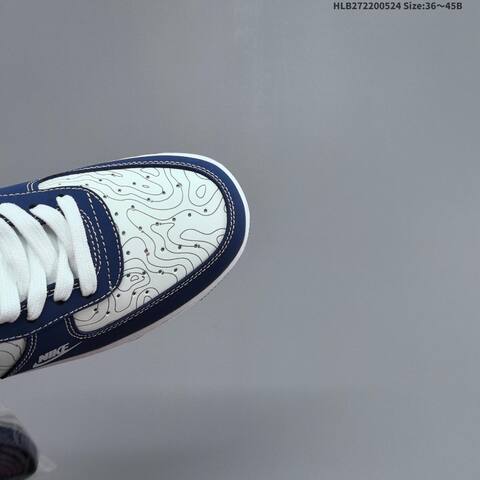 Nike Air Force 1 07 LV8 LD1999-030 Navy Blue White Olive Brown EU 36-45 Sneaker - Unisex (BS-60161)