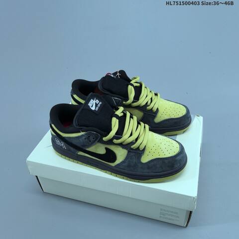 Nike SB Dunk Low Pro Black Blue Red EU 36-46 Skate Shoe - Unisex (BS-60966)